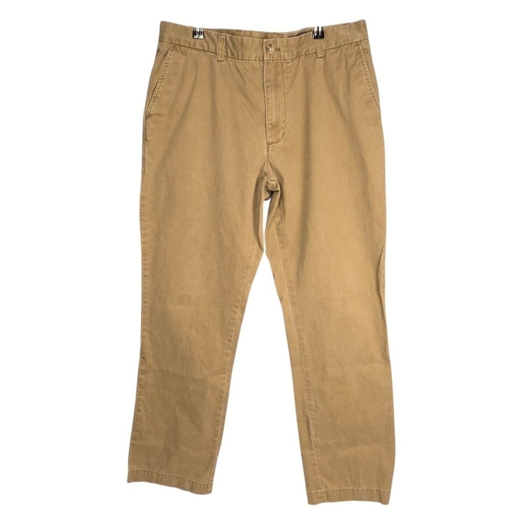 Vineyard‎ Vines Mens Slim Fit Breaker Chino Pants Khaki Cotton 35x31 Straight